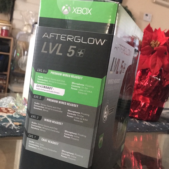 XBOX ONE LVL 5 AFTERGLOW WIRED HEADSET - Picture 2 of 5